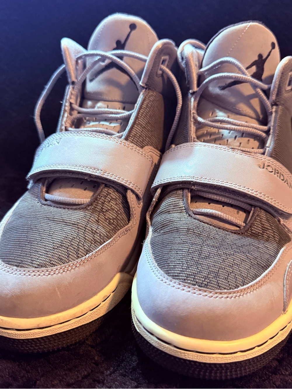 Air Jordan Flight Club 90’s Sneakers in Cement Gray Hybrid